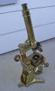 Antique Huge Elaborate Victorian Charles Baker Of London Brass Microscope Microscopes & Lab Equipment photo 4