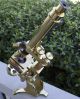 Antique Huge Elaborate Victorian Charles Baker Of London Brass Microscope Microscopes & Lab Equipment photo 5