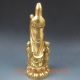 Chinese Handwork Carved Copper Buddha Statue - - - Kwan - Yin Songzi Qing Mark Other photo 6