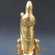 Chinese Handwork Carved Copper Buddha Statue - - - Kwan - Yin Songzi Qing Mark Other photo 7