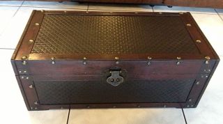 Replica Antique - Style Customized Design With Nailhead Trunk (hf036 - C) photo