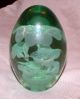 Victorian Era Green Glass 