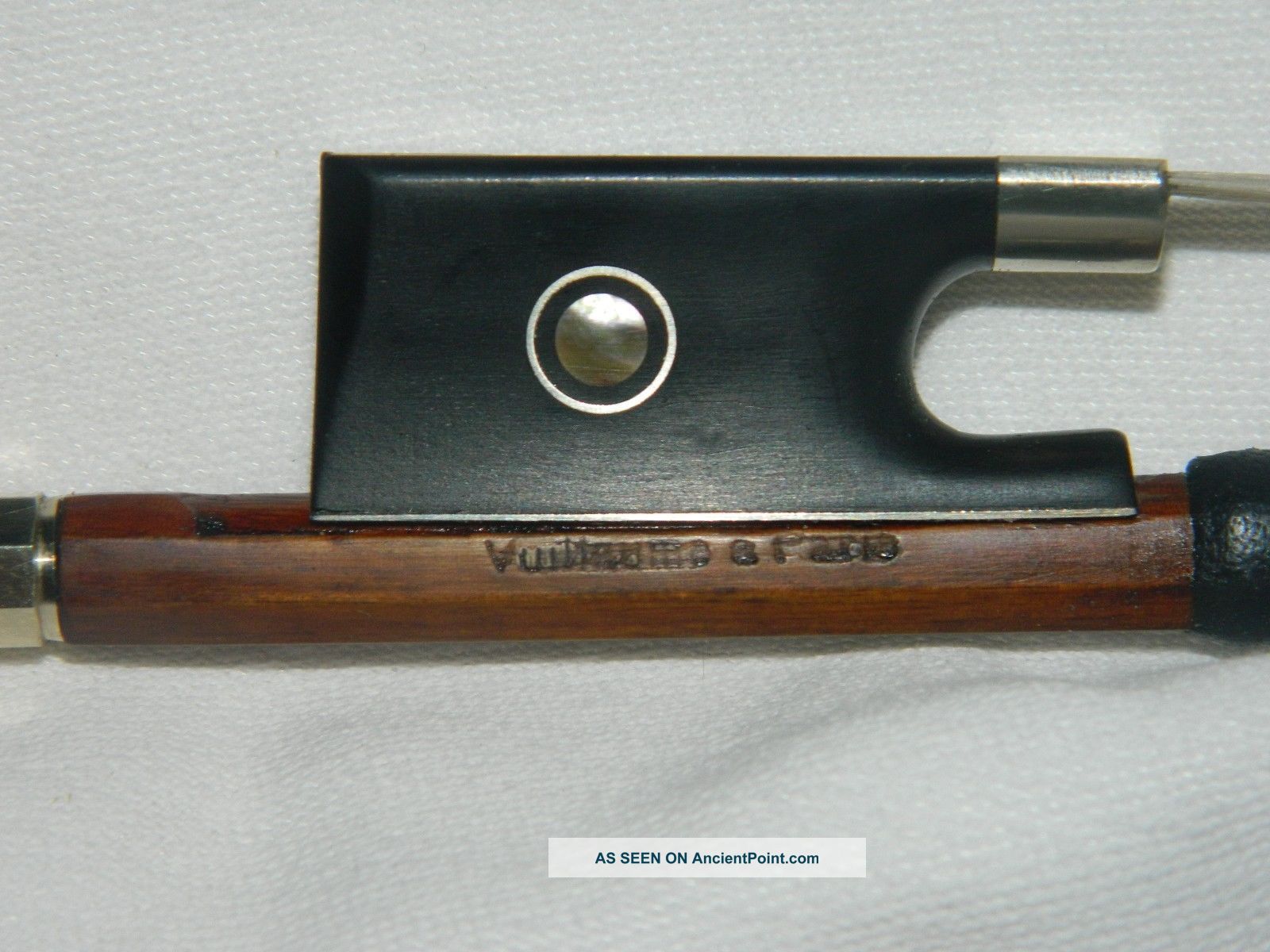 Old Violin Bow Vuillaume A Paris String photo