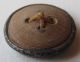 18th Century,  Repoussé,  Wood Back Tin Button With Catgut Shank,  Diamond Design Buttons photo 4