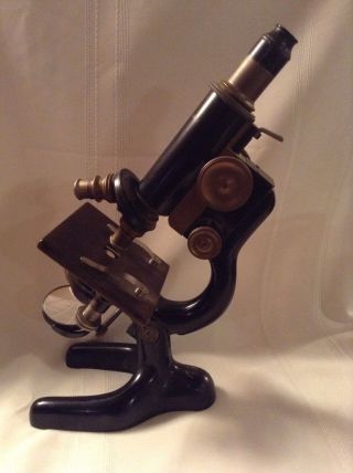 Antique Microscope Syracuse University 1915 Bausch & Lomb photo