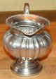 Antique American Pewter Footed Creamer,  Crossman,  West & Leonard,  C.  1829 Metalware photo 1