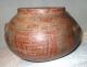 Large Pre Columbian Jicote Polychrome Noded Face Pot From Costa Rica,  Nicoya The Americas photo 3