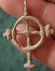 The Vikings.  Ancient Silver Cross Amulet.  Very Rare Pendant,  Circa 1000 Ad. Scandinavian photo 6