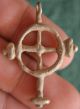 The Vikings.  Ancient Silver Cross Amulet.  Very Rare Pendant,  Circa 1000 Ad. Scandinavian photo 7