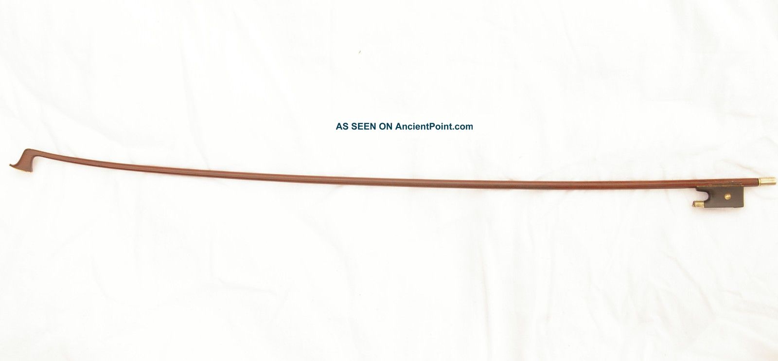 Antique 4/4 Violin Bow Stamped Gustav Prager String photo