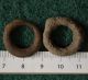 The Vikings.  2 Ancient Bronze Beard / Hair Rings,  Ca 900 - 1100 Ad.  Beads British photo 1