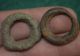 The Vikings.  2 Ancient Bronze Beard / Hair Rings,  Ca 900 - 1100 Ad.  Beads British photo 6