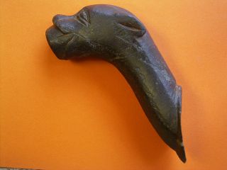 Stunning Large Zoomorphic Medieval Pouring Spout - Uk Metal Detecting Find photo