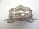 Vintage Mystery Israel? Hallmarks Star 925 Sterling Silver Ornate Napkin Holder Napkin Rings & Clips photo 5