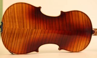 Old Fine Violin Geige Violon Violine Violino German Stradiuarius Copy No Cracks photo