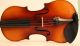 Old Fine Violin Geige Violon Violine Violino German Stradiuarius Copy No Cracks String photo 3