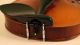Old Fine Violin Geige Violon Violine Violino German Stradiuarius Copy No Cracks String photo 6