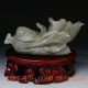 100 Natural Hetian Jade Hand - Carved Chinese Cabbage Statue Other photo 5