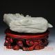 100 Natural Hetian Jade Hand - Carved Chinese Cabbage Statue Other photo 8