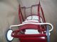 Vintage 1950s Taylor Tot Baby Stroller Buggy Restored And Painted.  Red White Nr Baby Carriages & Buggies photo 9