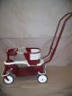 Vintage 1950s Taylor Tot Baby Stroller Buggy Restored And Painted.  Red White Nr Baby Carriages & Buggies photo 4