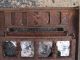 Antique Victorian Cast Iron Stove Door Shabby Fleur De Lis Steampunk Mail Slot Stoves photo 4