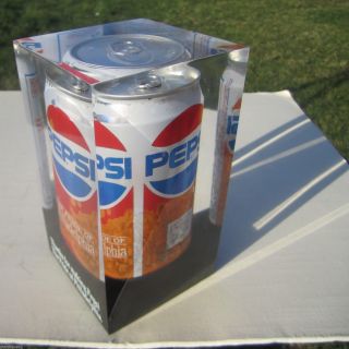 Acrylic Encased Pepsi Soda Can Philadelphia Germantown Mid Century Modern Lucite photo