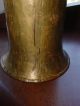 19th C.  Antique Arts & Crafts Hammered Dovetailed Brass Vase Arts & Crafts Movement photo 8