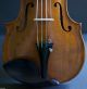 Old Italian 4/4 Violin Labeled D.  Tecchler 1720 From 19th Century Violon Geige String photo 5