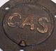 Rare Antique Brass/bronze Gas Valve/stop Cock Floor Cover Victorian/edwardian Other photo 5