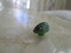 Antique Leo Popper Silver Peach Blue Overlay Opaque Jade Green Art Glass Button Buttons photo 2