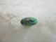 Antique Leo Popper Silver Peach Blue Overlay Opaque Jade Green Art Glass Button Buttons photo 5