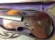 Antique Violin Circa 1910 With Case And Bows For Restoration String photo 1