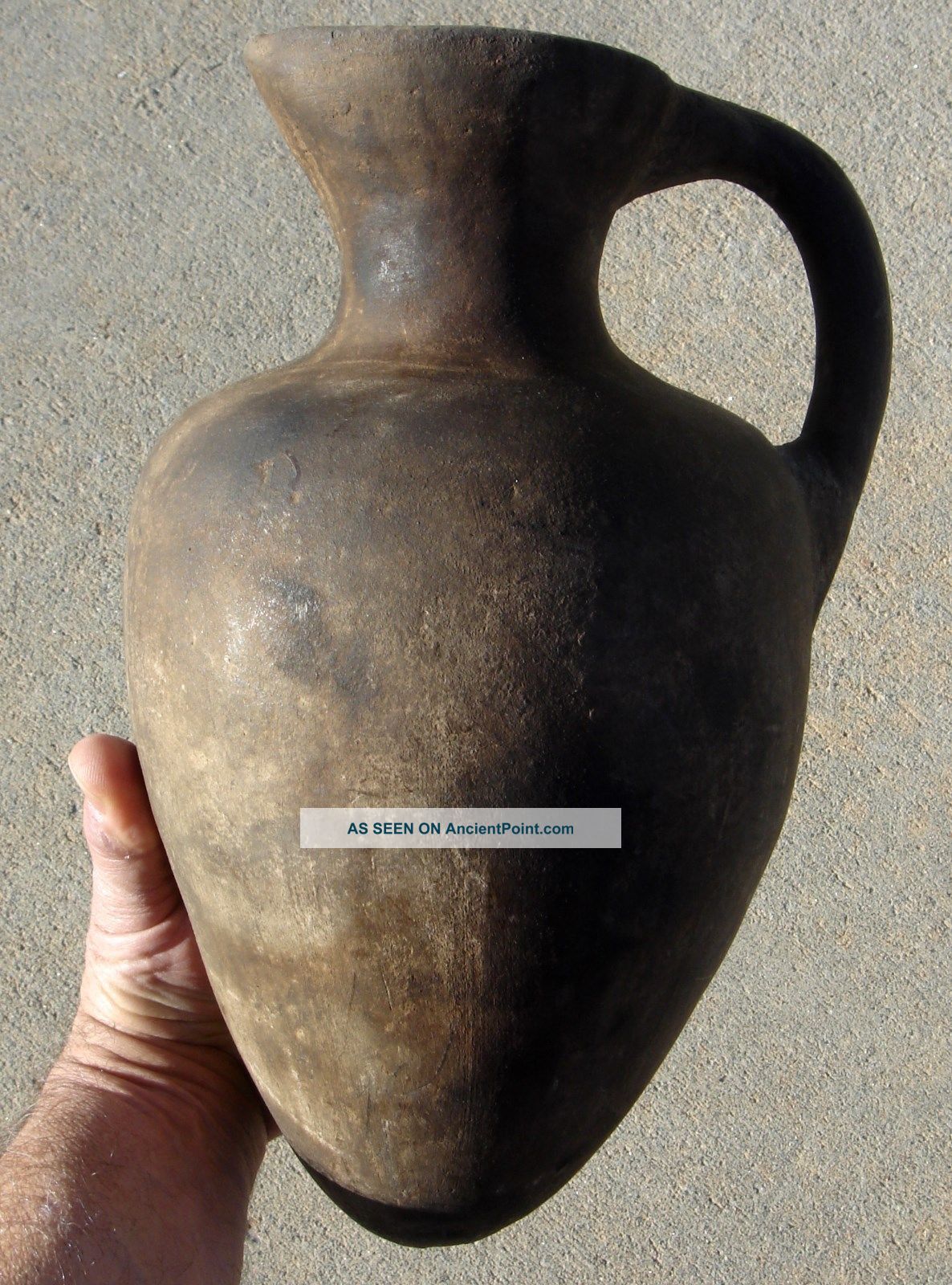 Wine Amphora,  Phoenician,  Early Mediterranean Pot,  1000 - 600 Bc Near Eastern photo