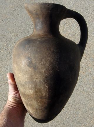 Wine Amphora,  Phoenician,  Early Mediterranean Pot,  1000 - 600 Bc photo