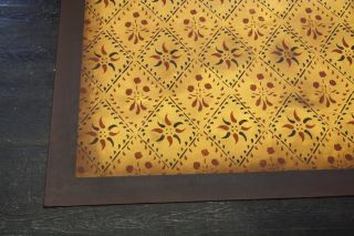 Primitive,  4 ' X6 ' Floorcloth.  Expertly Hand - Crafted At A Great Price photo