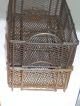 2 Vintage 1950s Heavy Duty Steel Wire Industrial Baskets/totes Distressed Metal Other photo 2