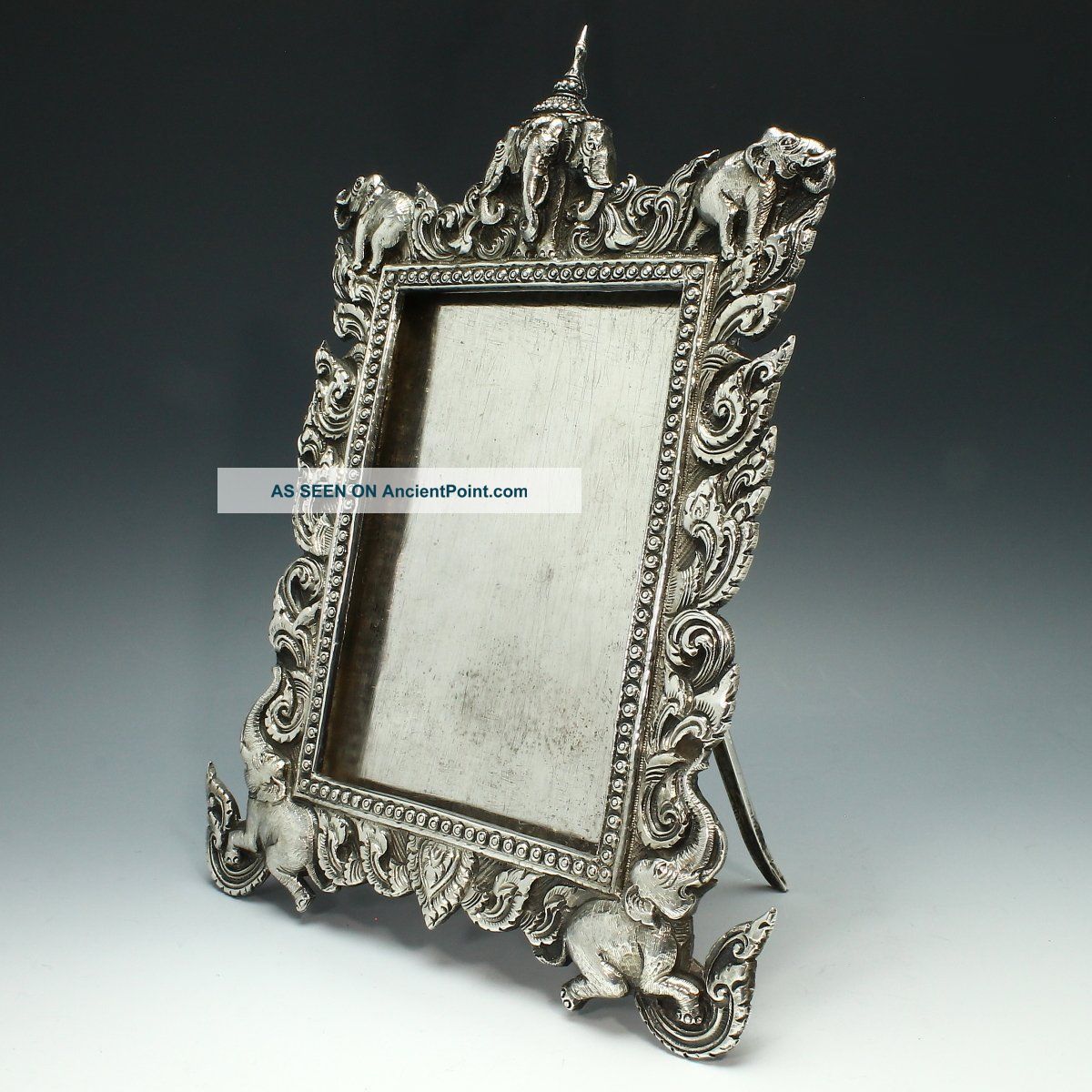 Silver-Plated Elephant Photo Frame main image 1
