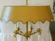 Fabulous Vintage French Italy Mustard Tole Chandelier 5 Lights Chandeliers, Fixtures, Sconces photo 5