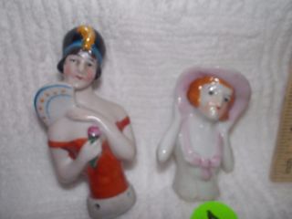 Vintage Porcelain Half Doll For Pin Cushions 10 Germany photo