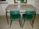 Retro/vintage Chrome Kitchen Table 2 Heywood Wakefield Chairs/heywoodite Post-1950 photo 1