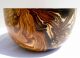 Large Mango Wood 10” Handicraft Carved Fruit Salad Snack Round Wooden Bowl Art Bowls photo 2