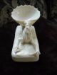 Rare 1800 ' S Belleek Seahorse Shell Vase / Sweetmeat Dish Figurines photo 3