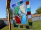 Multi Colored Stained Glass Panel With Textured Clears 1940-Now photo 9