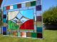Multi Colored Stained Glass Panel With Textured Clears 1940-Now photo 11