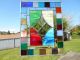 Multi Colored Stained Glass Panel With Textured Clears 1940-Now photo 1