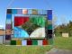 Multi Colored Stained Glass Panel With Textured Clears 1940-Now photo 6