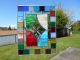 Multi Colored Stained Glass Panel With Textured Clears 1940-Now photo 8
