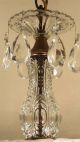 Look Victorian Vintage Glass Chandelier Chandeliers, Fixtures, Sconces photo 4