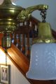 Antique Brass Chandelier Ceiling Light Fixture Chandeliers, Fixtures, Sconces photo 6